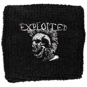 The Exploited - Mohican Skull Embroidered Wristba in the group MERCHANDISE at Bengans Skivbutik AB (5536850)