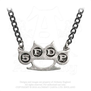 Five Finger Death Punch - Knuckle Duster Pendant in the group MERCHANDISE / Merch / Hårdrock at Bengans Skivbutik AB (5536876)