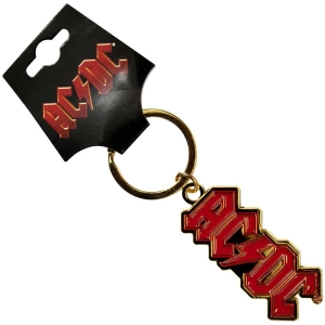 Ac/Dc - Logo Gold Keychain in the group MERCHANDISE / Keyring / Heavy Metal at Bengans Skivbutik AB (5536983)
