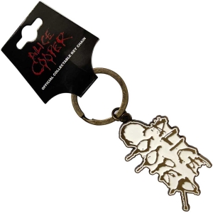 Alice Cooper - Dripping Logo Gold Keychain in the group MERCHANDISE / Keyring / Heavy Metal at Bengans Skivbutik AB (5536990)