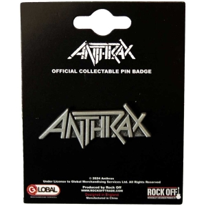 Anthrax - Logo Pin Badge in the group OUR PICKS / New Merch / June at Bengans Skivbutik AB (5536992)