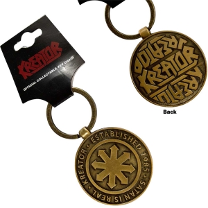 Kreator - Satan Is Real Emblem Keychain in the group MERCHANDISE / Keyring / Heavy Metal at Bengans Skivbutik AB (5537043)