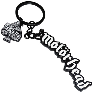 Motorhead - Logo Ace Of Spades Charm Keychain in the group MERCHANDISE / Merch / Hårdrock at Bengans Skivbutik AB (5537062)