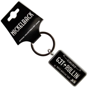 Nickelback - License Plate Keychain in the group MERCHANDISE / Keyring / Pop-Rock at Bengans Skivbutik AB (5537067)