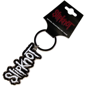 Slipknot - White Logo Black Border Keychain in the group OUR PICKS / New Merch / June at Bengans Skivbutik AB (5537096)