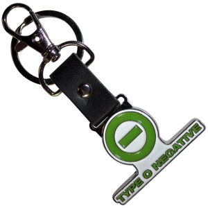 Type O Negative - Negative Emblem & Text Logo Keychain in the group MERCHANDISE / Merch / Hårdrock at Bengans Skivbutik AB (5537139)