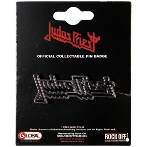 Judas Priest - Logo Pin Badge in the group MERCHANDISE / Pin-Button Badge / Heavy Metal at Bengans Skivbutik AB (5537329)