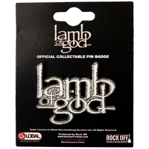 Lamb Of God - Logo Pin Badge in the group MERCHANDISE / Pin-Button Badge / Heavy Metal at Bengans Skivbutik AB (5537342)