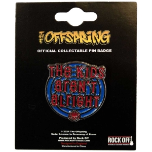 Offspring - The Kids Arent Alright Pin Badge in the group MERCHANDISE / Pin-Button Badge / Punk at Bengans Skivbutik AB (5537374)