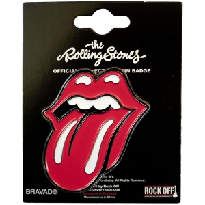 Rolling Stones - Classic Tongue Large Pin Badge in the group MERCHANDISE / Pin-Button Badge / Pop-Rock at Bengans Skivbutik AB (5537391)