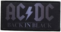 Ac/Dc - Patch Back In Black (5,1 X 10,1 Cm) in the group OUR PICKS / Friday Releases / Friday the 26th of July 2024 at Bengans Skivbutik AB (5537669)