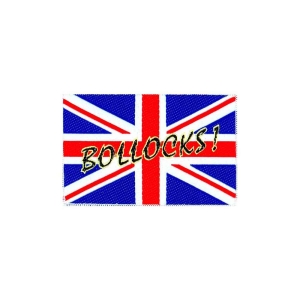 Generic - Union Jack/Bollocks! Standard Patch in the group MERCHANDISE at Bengans Skivbutik AB (5537889)