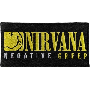 Nirvana - Negative Creep Woven Patch in the group MERCHANDISE at Bengans Skivbutik AB (5538227)