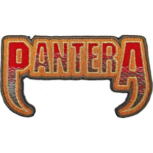 Pantera - Fangs Logo Woven Patch in the group MERCHANDISE at Bengans Skivbutik AB (5538246)