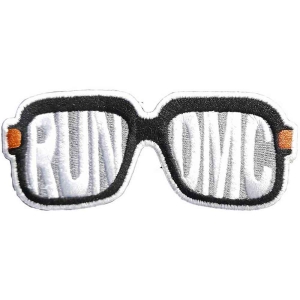 Run Dmc - Glasses Woven Patch in the group MERCHANDISE at Bengans Skivbutik AB (5538387)