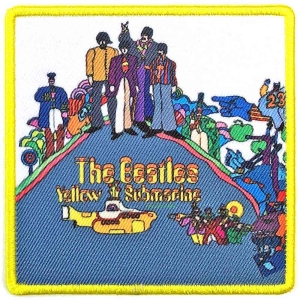 The Beatles - Yellow Submarine Woven Patch in the group MERCHANDISE at Bengans Skivbutik AB (5538467)
