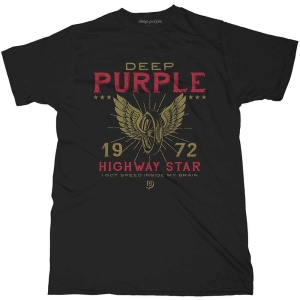 Deep Purple - Highway Star Uni Bl in the group MERCHANDISE / T-shirt / Heavy Metal at Bengans Skivbutik AB (5539448r)