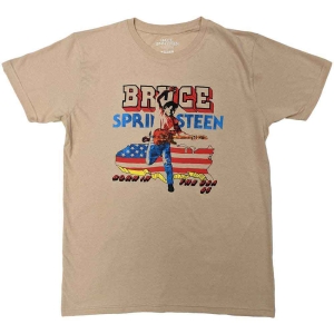 Bruce Springsteen - Born In The Usa '85 Uni Sand S in the group Minishops / Bruce Springsteen / springsteen-merch at Bengans Skivbutik AB (5540642r)