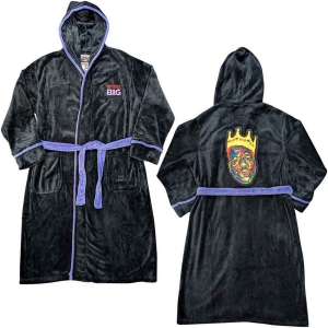 Biggie Smalls - Crown Uni Bl Bath Robe: in the group MERCHANDISE / Merch / Hip Hop-Rap at Bengans Skivbutik AB (5540794r)