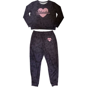 Blondie - Heart Of Glass Lady Purp Pyjamas: in the group MERCHANDISE / Merch / Pop-Rock at Bengans Skivbutik AB (5540902r)