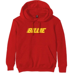 Billie Eilish - Racer Logo Fp Uni Red Hood: S in the group MERCHANDISE / Hoodies / Pop-Rock at Bengans Skivbutik AB (5541007r)