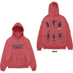 Billie Eilish - Silhouettes Uni Red Hood: S in the group MERCHANDISE / Hoodies / Pop-Rock at Bengans Skivbutik AB (5541014r)