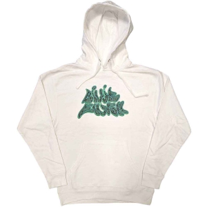 Billie Eilish - Graffiti Logo Uni Wht Hood: S in the group MERCHANDISE / Hoodies / Pop-Rock at Bengans Skivbutik AB (5541015r)