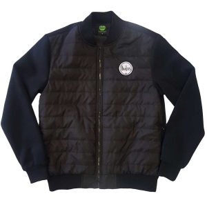 The Beatles - Drum Logo Uni Bl Quilted Jacket: in the group MERCHANDISE / Merch / Pop-Rock at Bengans Skivbutik AB (5541230r)