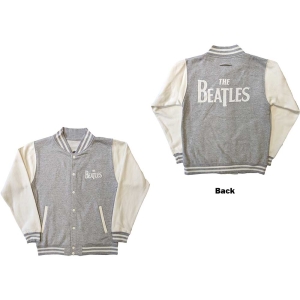 The Beatles - Drop T Logo Uni Grey/Wht Vj:  in the group MERCHANDISE / Merch / Pop-Rock at Bengans Skivbutik AB (5541231r)