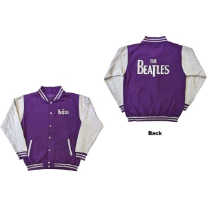 The Beatles - Drop T Logo Uni Purp/Grey Vj:  in the group MERCHANDISE / Merch / Pop-Rock at Bengans Skivbutik AB (5541232r)