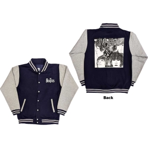 The Beatles - Revolver Uni Navy/Grey Vj:  in the group MERCHANDISE / Merch / Pop-Rock at Bengans Skivbutik AB (5541233r)