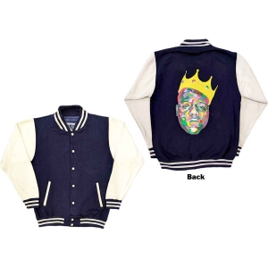 Biggie Smalls - Crown Uni Navy/Wht Vj:  in the group MERCHANDISE / Merch / Hip Hop-Rap at Bengans Skivbutik AB (5541234r)