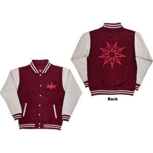 Slipknot - 9-Point Star Uni Maroon/Grey Vj:  in the group MERCHANDISE / Merch / Hårdrock at Bengans Skivbutik AB (5541262r)