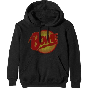 David Bowie - Vtge Diamond Dogs Logo Uni Bl Hood: S in the group MERCHANDISE / Hoodies / Pop-Rock at Bengans Skivbutik AB (5541396r)