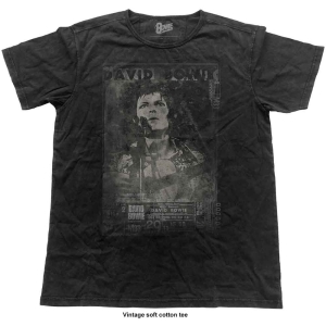 David Bowie - Vtge Ziggy Live Uni Bl    S in the group MERCHANDISE / T-shirt / Pop-Rock at Bengans Skivbutik AB (5541419r)