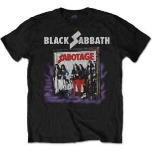 Black Sabbath - Vtge Sabotage Uni Bl S in the group MERCHANDISE / T-shirt / Heavy Metal at Bengans Skivbutik AB (5541487)