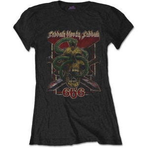 Black Sabbath - Bloody Sabbath 666 Lady Bl S in the group MERCHANDISE / T-shirt / Heavy Metal at Bengans Skivbutik AB (5541511r)