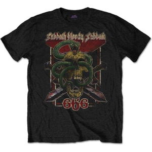 Black Sabbath - Bloody Sabbath 666 Uni Bl    S in the group MERCHANDISE / T-shirt / Hårdrock at Bengans Skivbutik AB (5541512r)