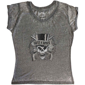 Guns N Roses - Faded Skull Bo Lady Char S in the group MERCHANDISE / T-shirt / Heavy Metal at Bengans Skivbutik AB (5542202r)