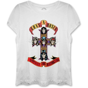 Guns N Roses - Appetite Skinny Lady Wht S in the group MERCHANDISE / T-shirt / Heavy Metal at Bengans Skivbutik AB (5542217r)