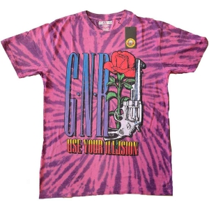 Guns N Roses - Uyi Pistol Uni Purp Dip-Dye S in the group MERCHANDISE / T-shirt / Heavy Metal at Bengans Skivbutik AB (5542230r)