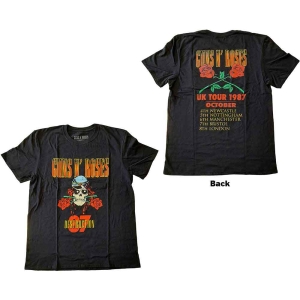 Guns N Roses - Uk Tour '87 Uni Bl    S in the group MERCHANDISE / T-shirt / Hårdrock at Bengans Skivbutik AB (5542240r)