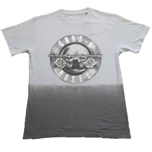 Guns N Roses - Tonal Bullet Uni Grey Dip-Dye S in the group MERCHANDISE / T-shirt / Heavy Metal at Bengans Skivbutik AB (5542243r)