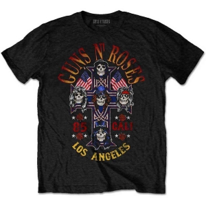 Guns N Roses - Cali '85 Uni Bl S in the group MERCHANDISE / T-shirt / Heavy Metal at Bengans Skivbutik AB (5542244r)