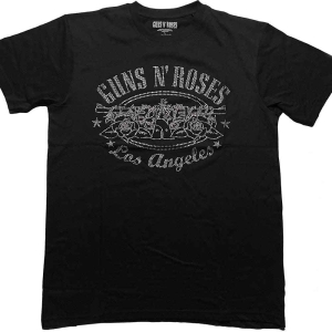 Guns N Roses - La Logo Diamante Uni Bl S in the group MERCHANDISE / T-shirt / Heavy Metal at Bengans Skivbutik AB (5542249r)