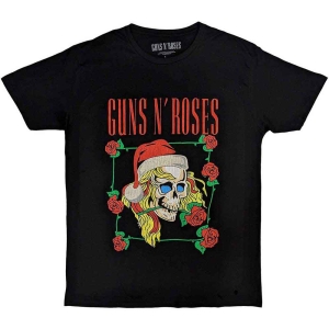 Guns N Roses - Holiday Skull Uni Bl S in the group MERCHANDISE / T-shirt / Heavy Metal at Bengans Skivbutik AB (5542251r)