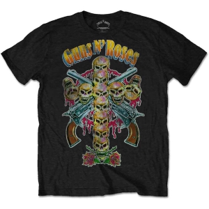Guns N Roses - Skull Cross 80S Uni Bl S in the group MERCHANDISE / T-shirt / Heavy Metal at Bengans Skivbutik AB (5542262r)