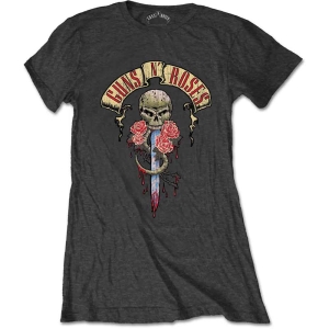 Guns N Roses - Dripping Dagger Lady Char S in the group MERCHANDISE / T-shirt / Heavy Metal at Bengans Skivbutik AB (5542264r)
