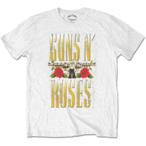 Guns N Roses - Big Guns Uni Wht 1Xl in the group MERCHANDISE / T-shirt / Heavy Metal at Bengans Skivbutik AB (5542267r)