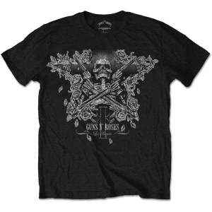 Guns N Roses - Skeleton Guns Uni Bl S in the group MERCHANDISE / T-shirt / Heavy Metal at Bengans Skivbutik AB (5542269r)